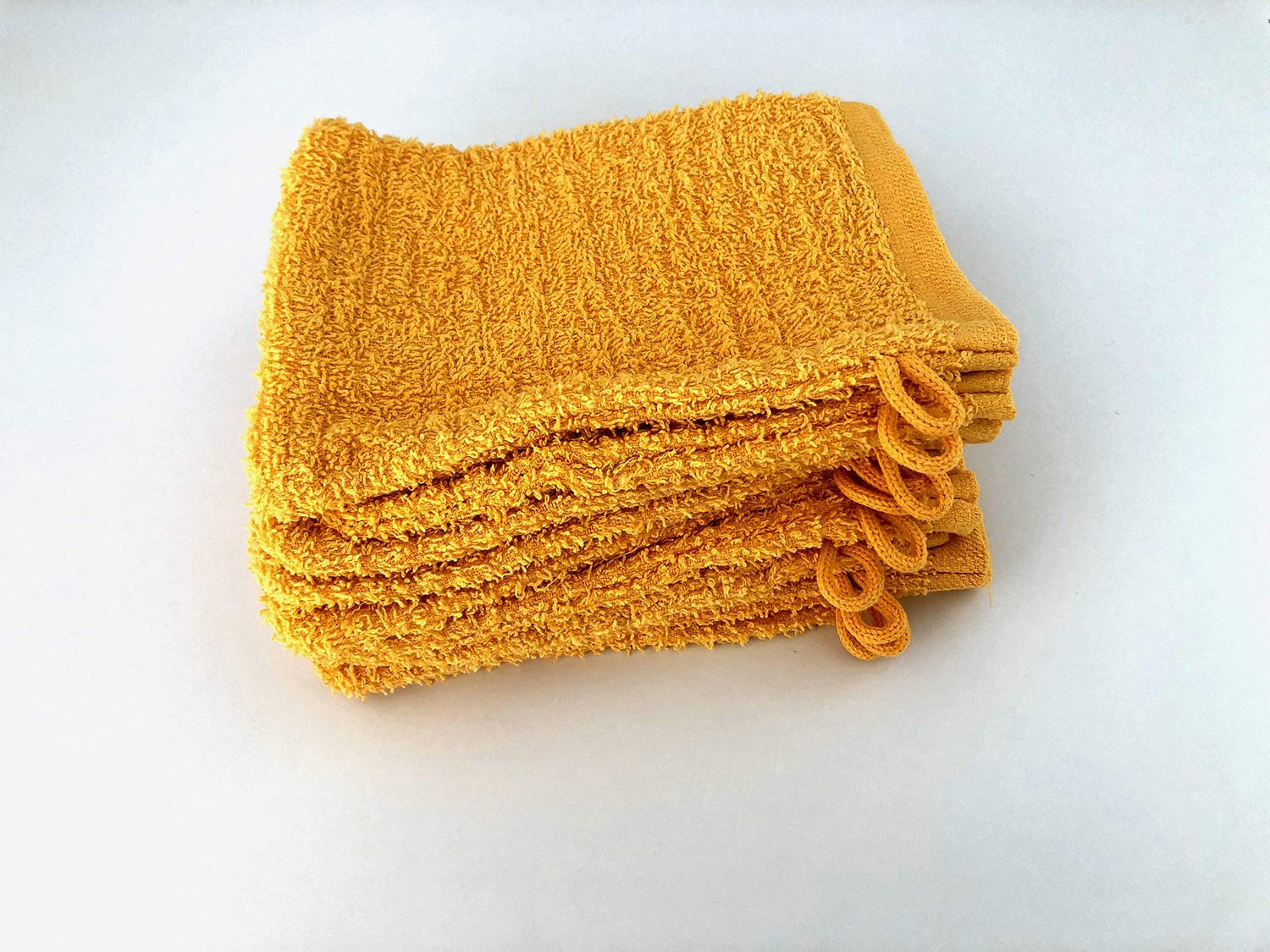 Waskruisjes van 100% Katoen, Diverse Setgroottes, 16x21cm, Geel