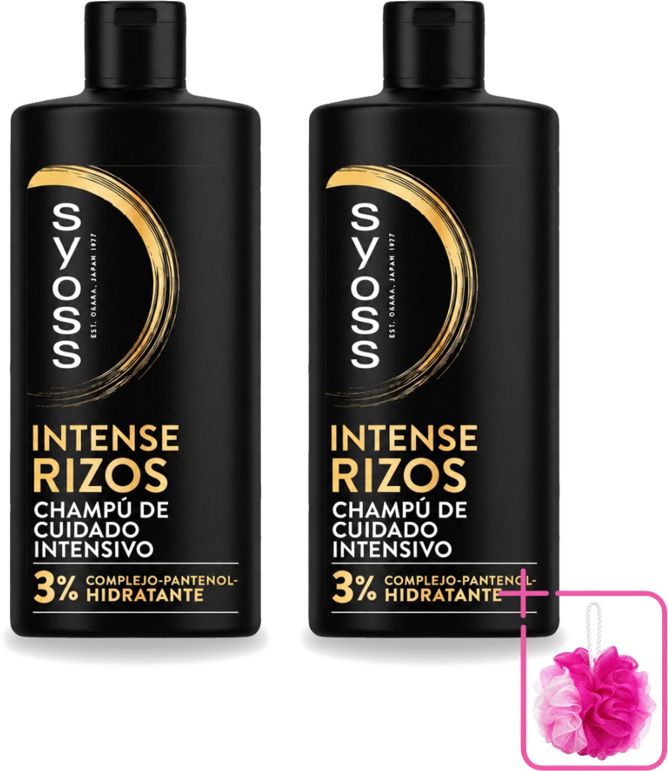 2 x Syoss – Shampoo – Intense Curls – 440 ml - Bulkverpakking - Krullen verzorging - Douchemop - Golvend haar