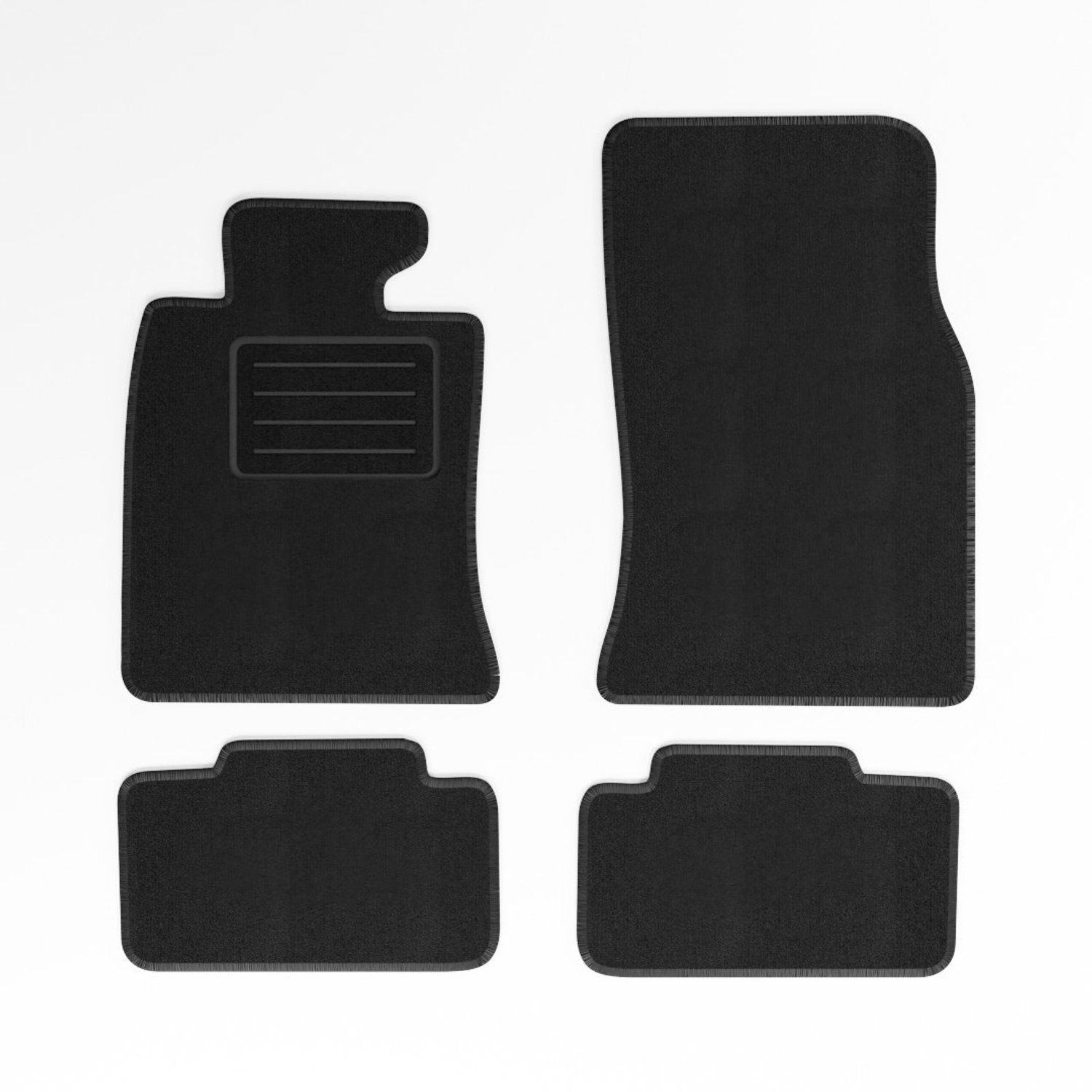Mats4all | Naaldvilt automatten passend voor Mini Clubman R55 2007-2014 | Antislip | Met versterking | 4-delig | Automatten | Mattenset