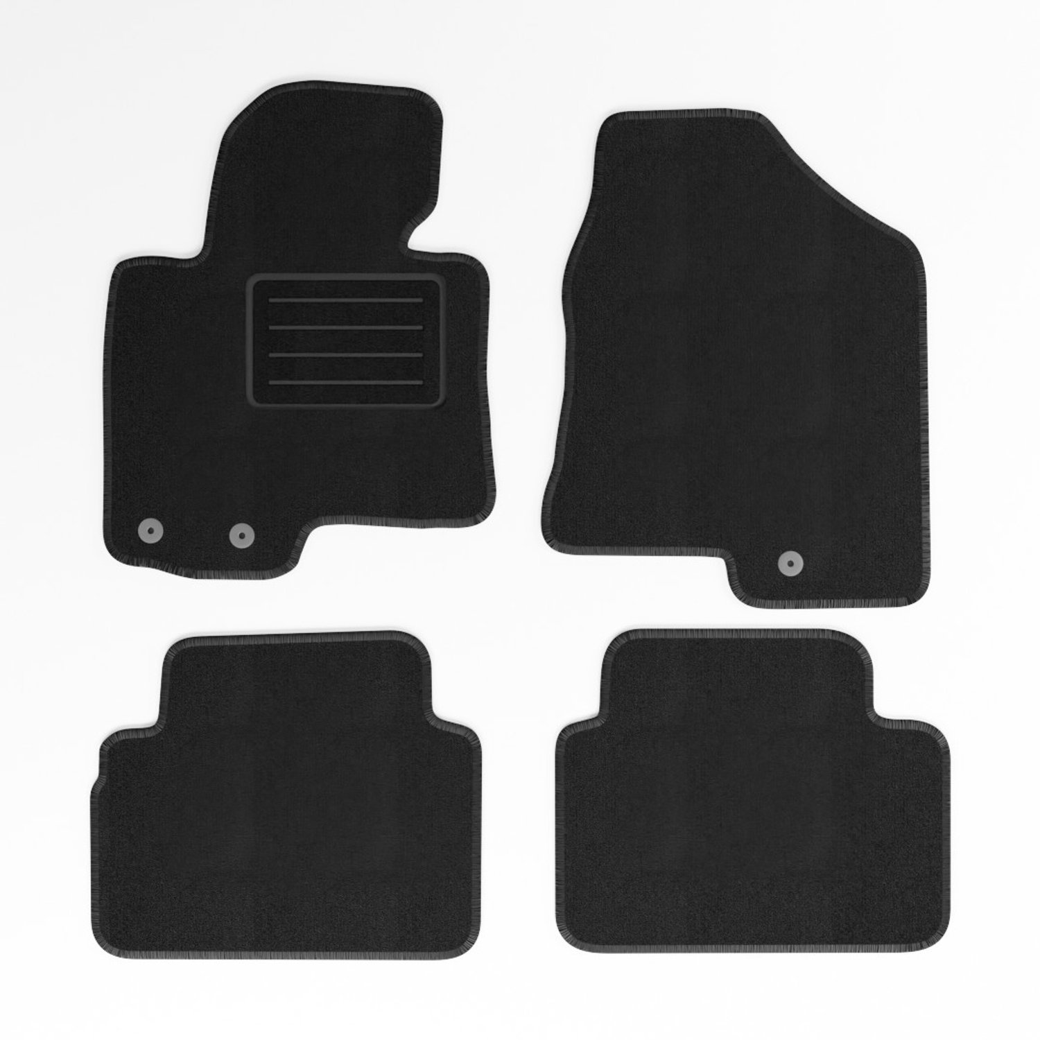 Mats4all | Naaldvilt automatten passend voor Kia Sportage 2010-2016 | Antislip | Met versterking | 4-delig | Automatten | Mattenset