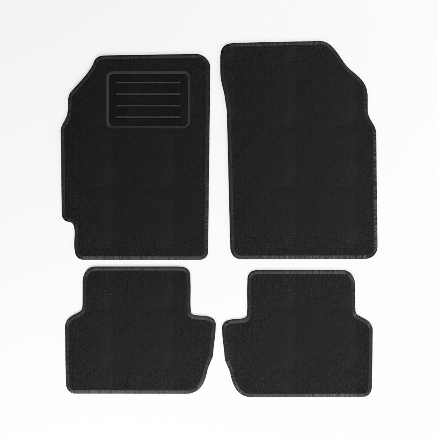 Mats4all | Naaldvilt automatten passend voor Chevrolet Spark 2010-2012 | Antislip | Met versterking | 4-delig | Automatten | Mattenset