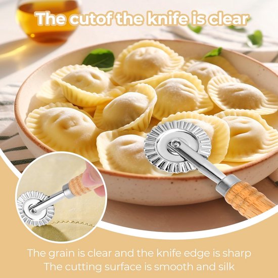 Professionele Pastacutter met Roller van Zinklegering — afbeelding 5