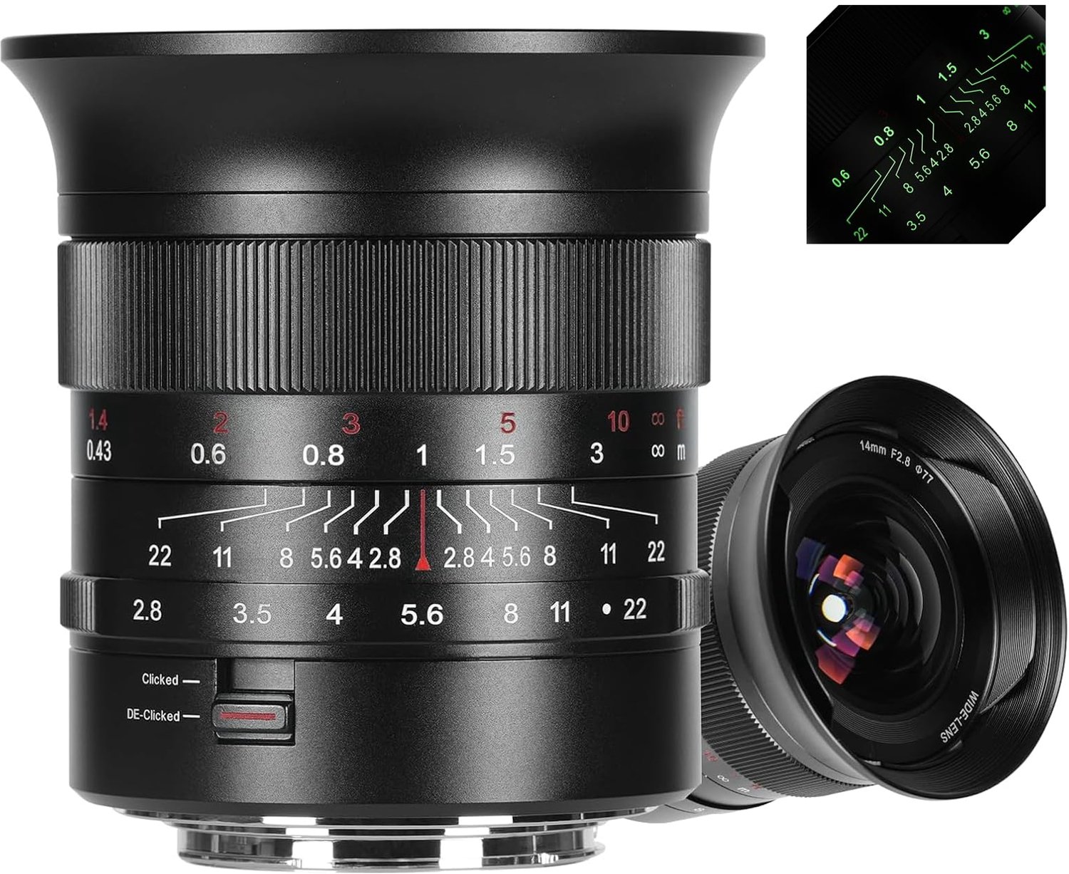 14mm F2.8 Wide Angle Lens voor Nikon Z-Mount Camera's