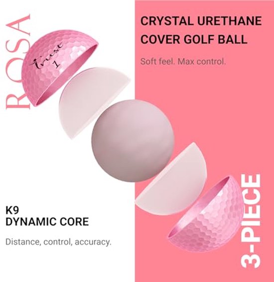 Golfballen - Tour Level Performance - 12 Stuks - Roze — afbeelding 2