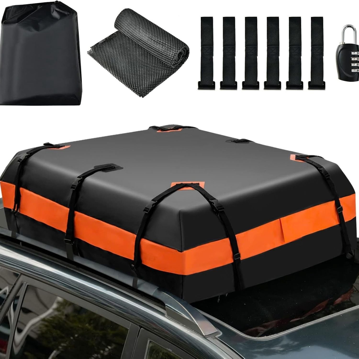 Br@ndless Dakkoffer – Dak Bagagebox – Daktas - Zwart