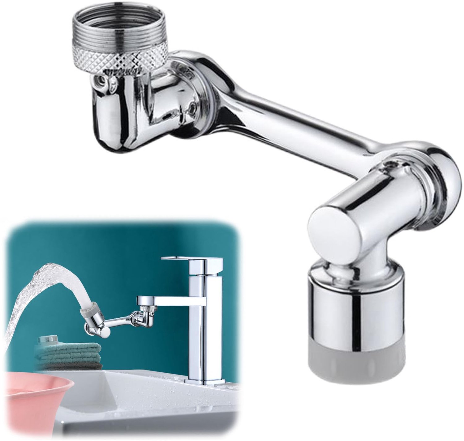 Flexibele Tapverlenging met 1080° Draaibare Arm