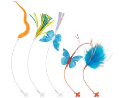 Migipaws Vlinderbeker en Kristallen Bol Vervanging voor Katten