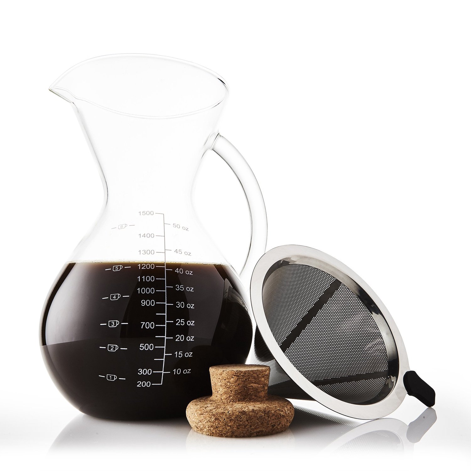 Pour Over Koffiezetapparaat met Glazen Decante