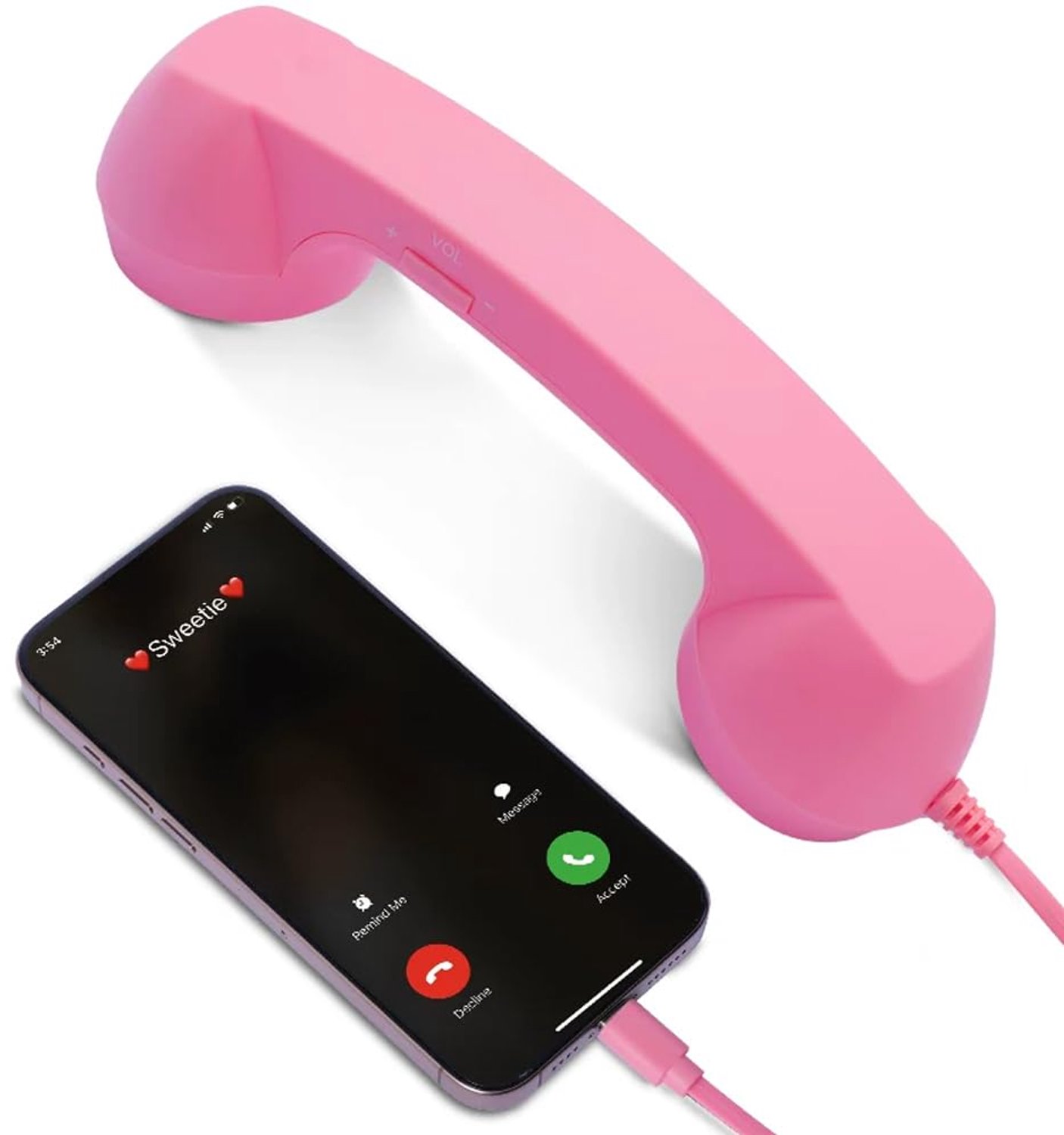 Retro Handset voor Mobiele Telefoons met USB-C Aansluiting