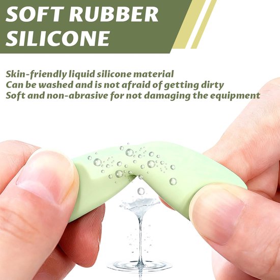 3 Stuks Anti-Slip Silicone Caps voor Apple Pencil 1e Generatie — afbeelding 3