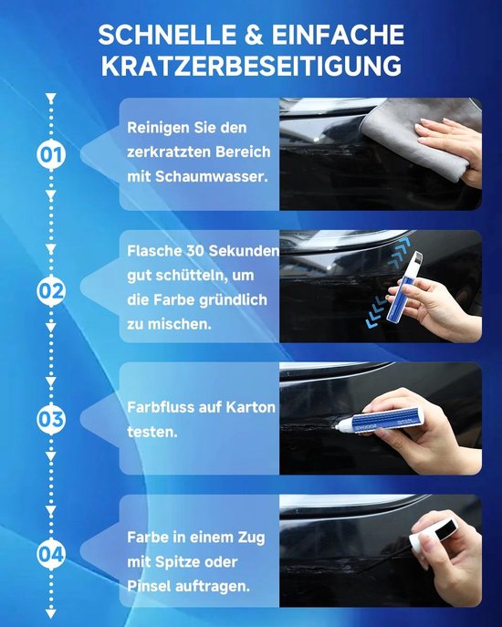 Touch-up Pen voor Krasreparatie in Jet Black Pearl — afbeelding 3