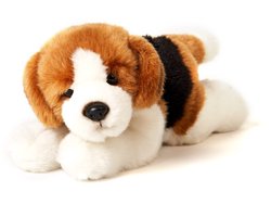Beagle Puppy Knuffel - 24 cm Zittend Pluche Hond