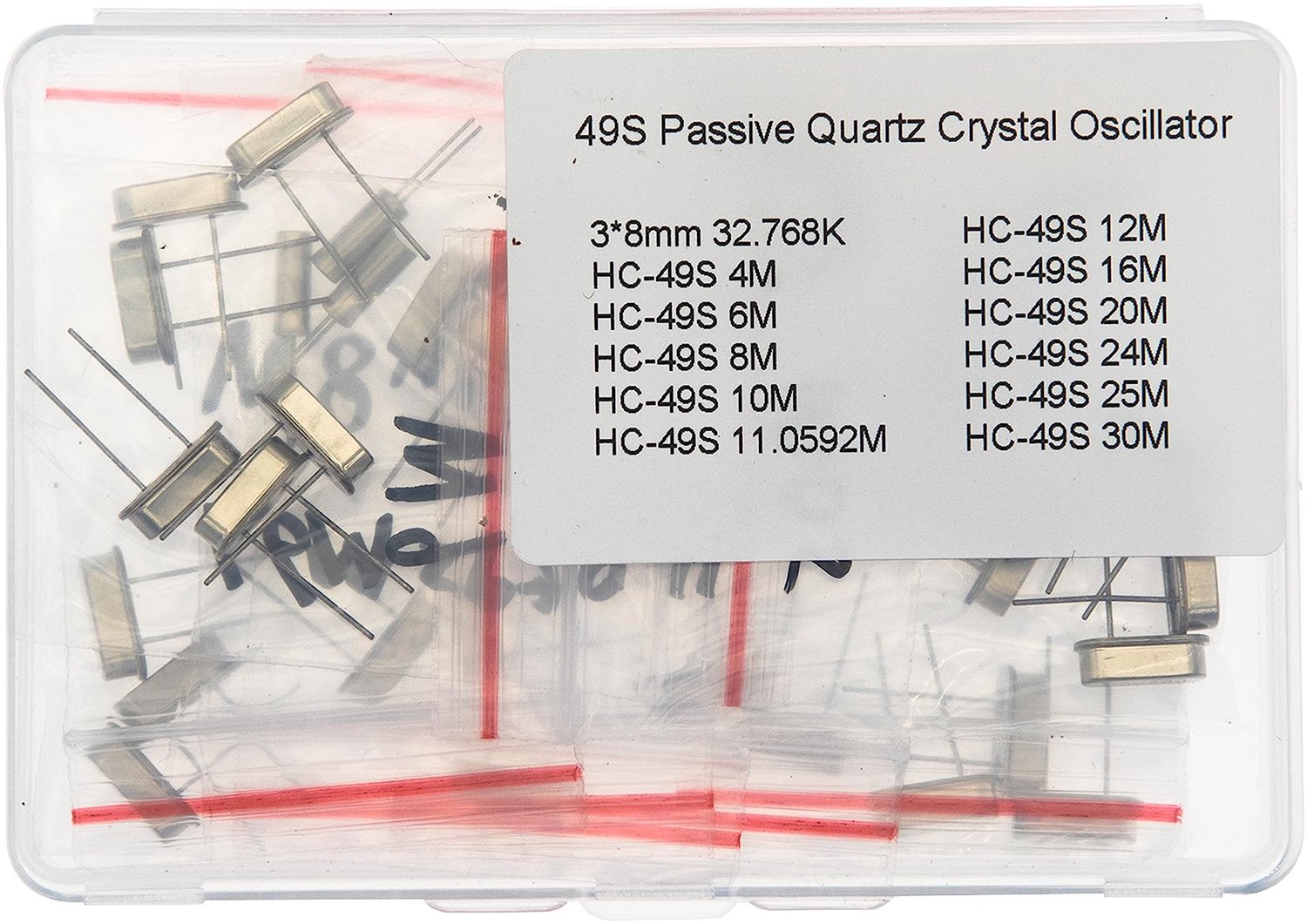 DIP Quartz Oscillator Kit met 12 Waarden