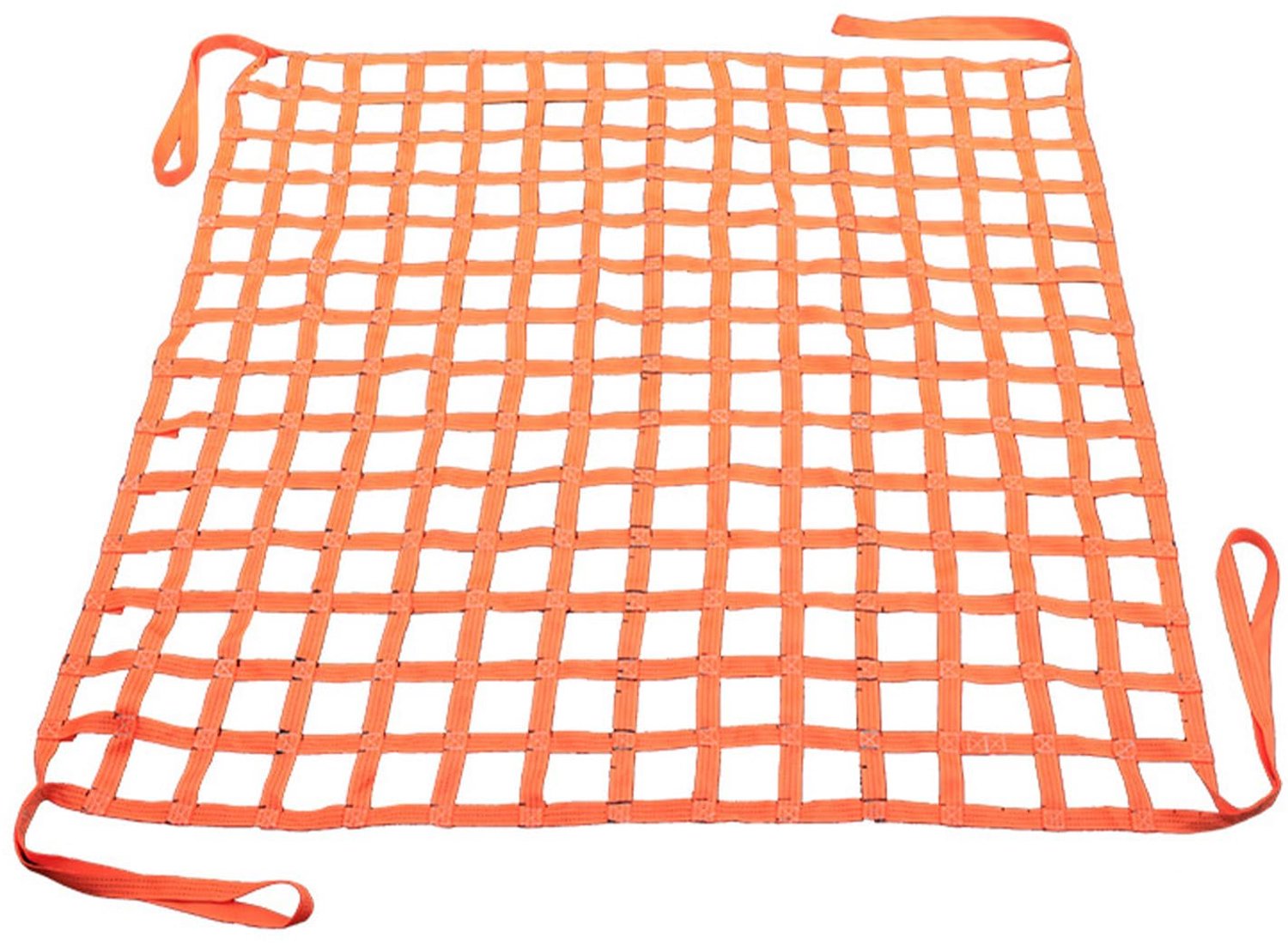 Hijsnet 300 kg draagvermogen - Polyester constructie - Veiligheidsnet - Hoekriemen - Robuust - Geschikt voor bouw en transport - Transportnet