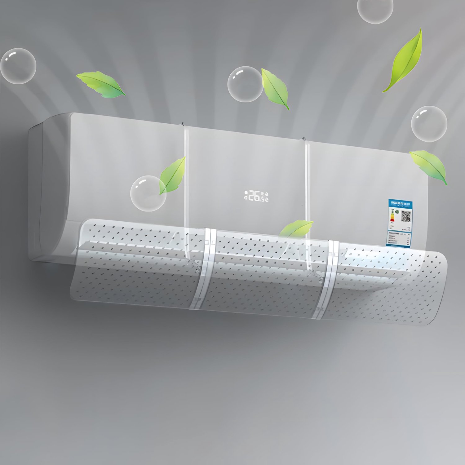 Windgeleider Verstelbaar - Universele Windgeleider - Airconditioning - Voorruit - Voor Huis/Kantoor - Handhaving Luchtvochtigheid - Luchtgeleider
