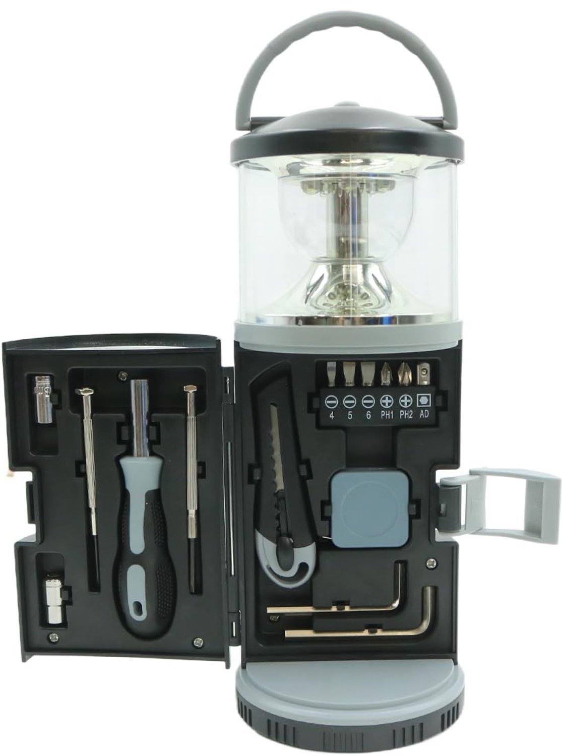 Multifunctionele Camping Tool Kit met Lantaarn - Perfect Cadeau