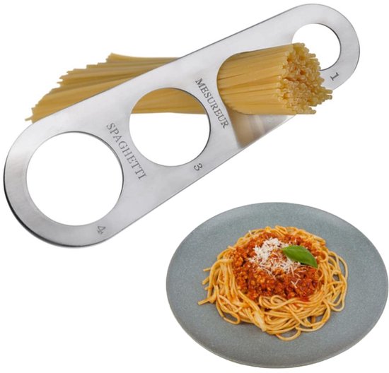 Roestvrijstalen Spaghetti Portioneerder met 4 Meetgaten — afbeelding 4