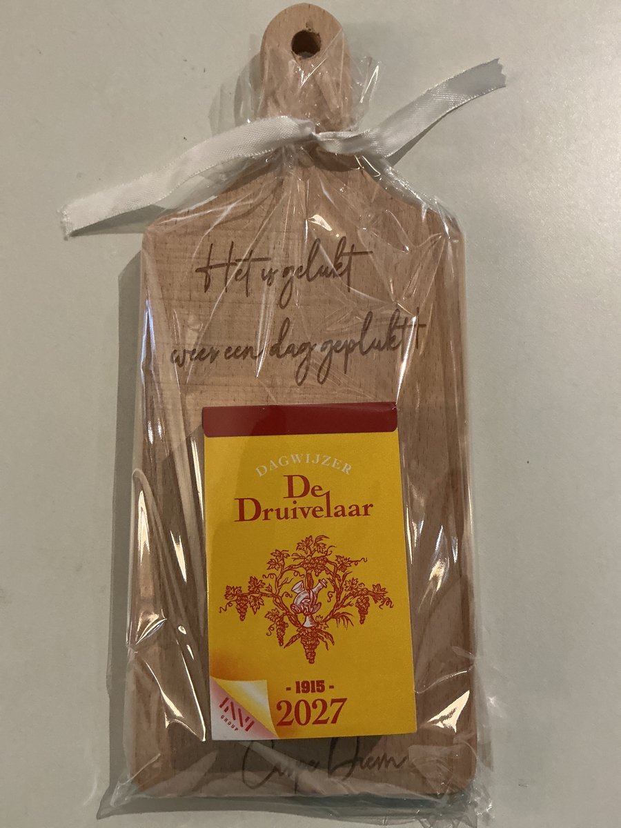 DE DRUIVELAAR SCHEURKALENDER SET HET IS GELUKT WEER EEN DAG
