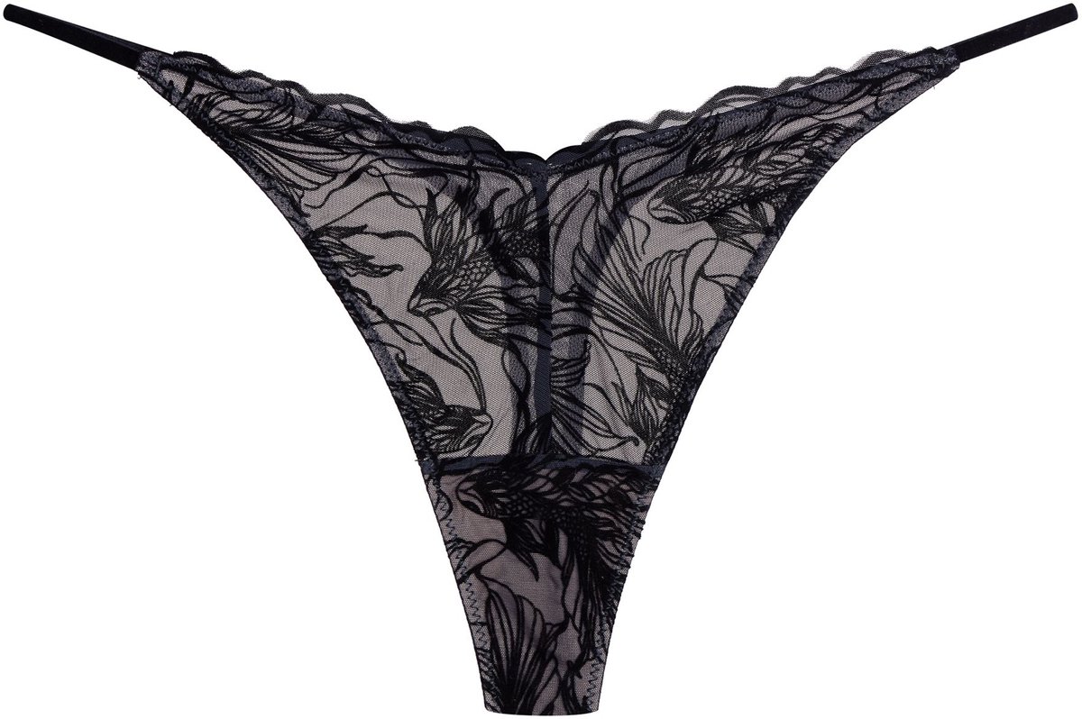 Esotiq Bree - String - Zwart - Maat L