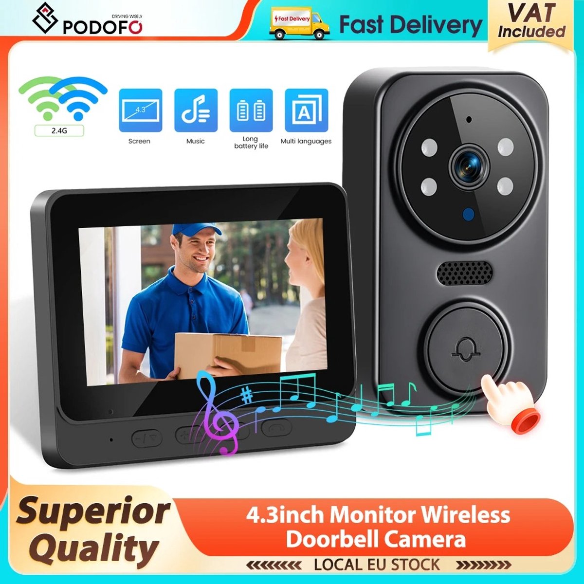 Waves - Camera - Beveiligingscamera - Wifi Camera - Wifi - Camerabewaking - Videocamera - Camera buiten - Camera met Wifi