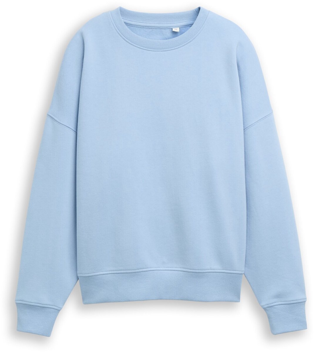 Tom Tailor - Oversized sweatshirt met print op de rug - Maat 128 - stonington blue