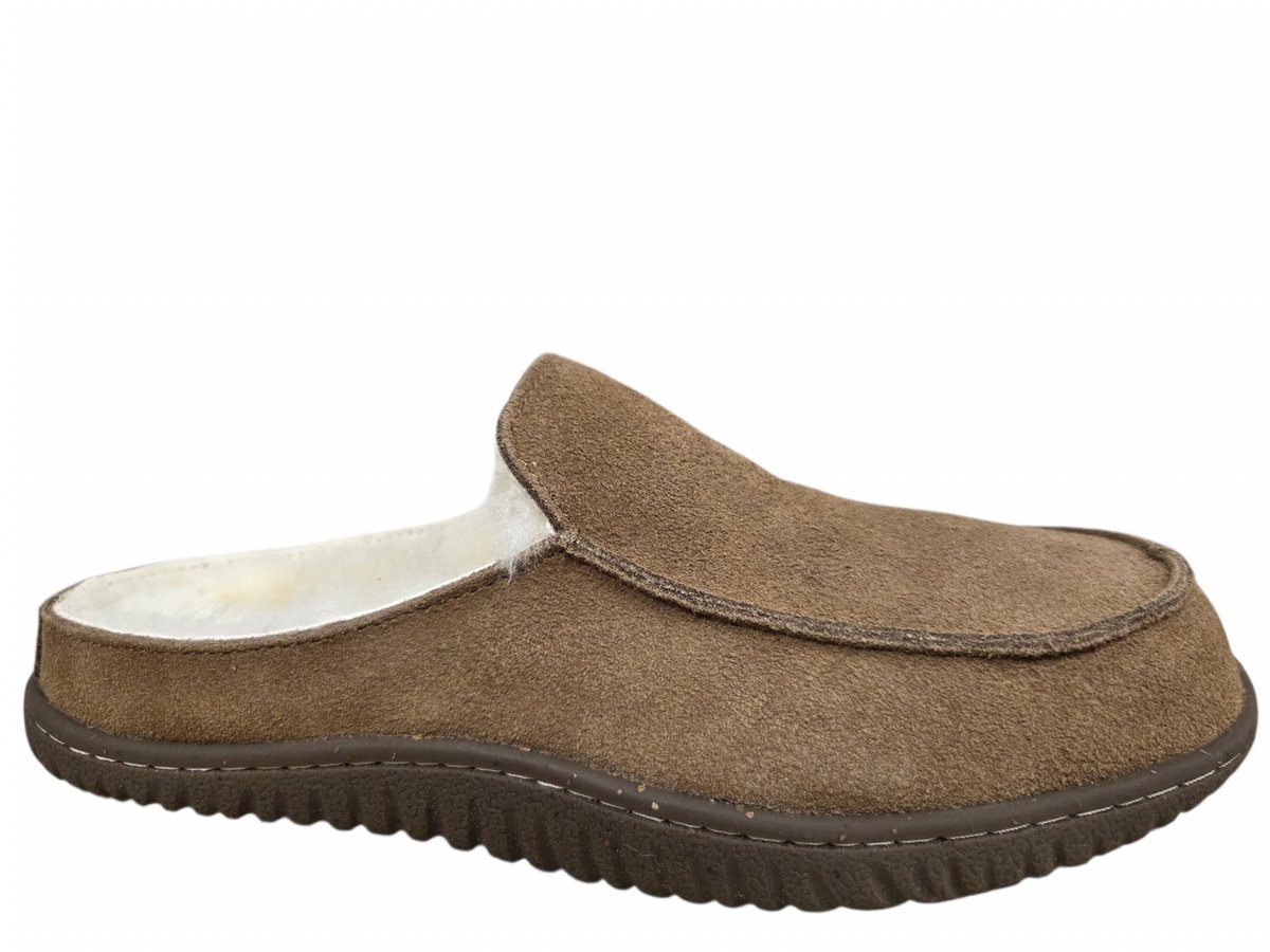 Fellhof 3540 Cognac Pantoffels Dichte Sloffen Cognac Suede Heren - Cognac - 46