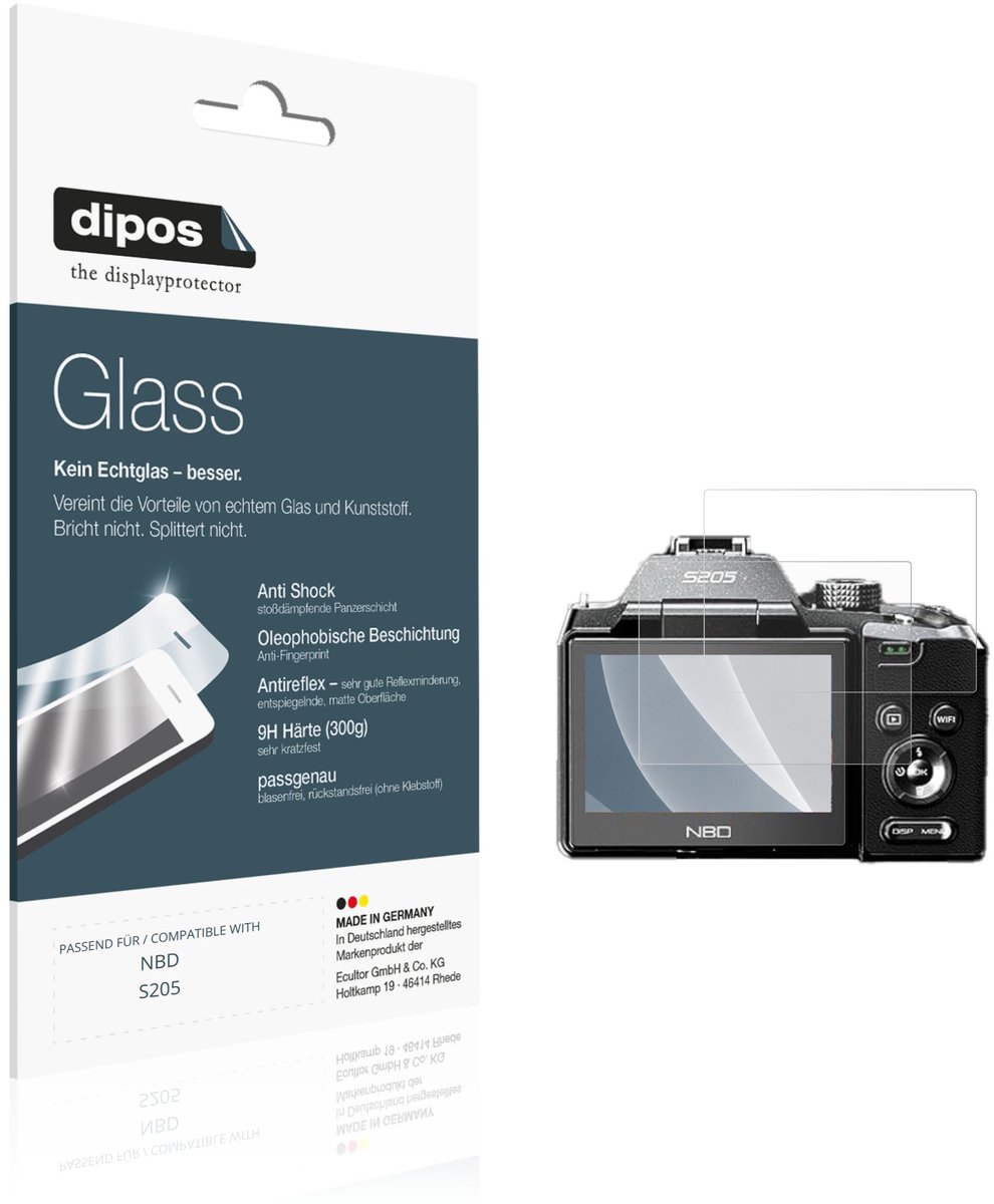 dipos – 2x Matte Pantserfolie geschikt voor NBD S205 | 9H Screenprotector