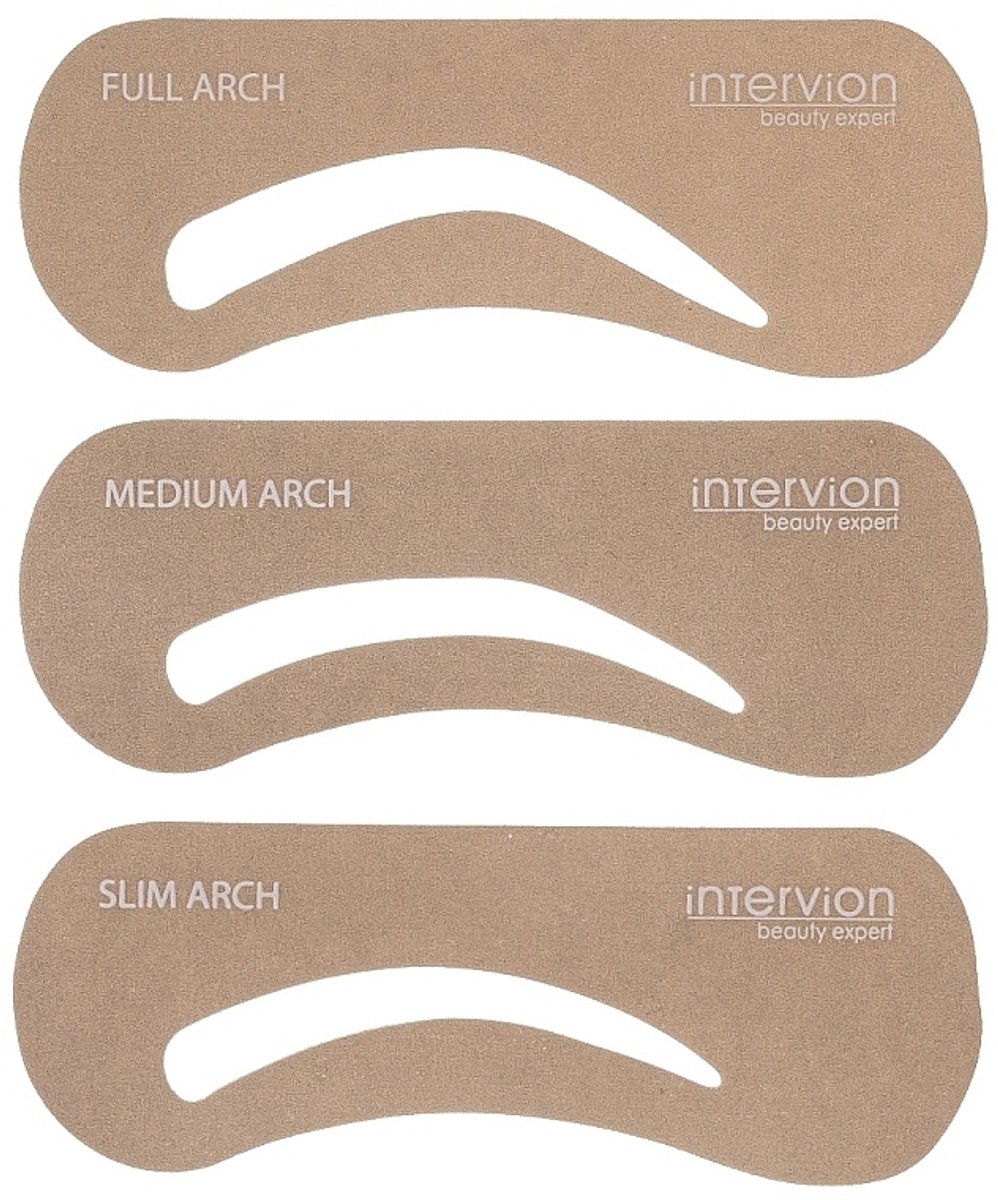 Inter Vion Brow Stencils Brown 3 Pieces