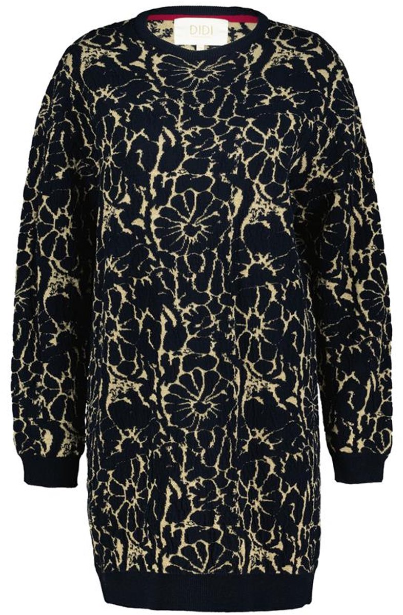 DIDI Dames Pullover Amara Blue Alivio jacquard maat 48