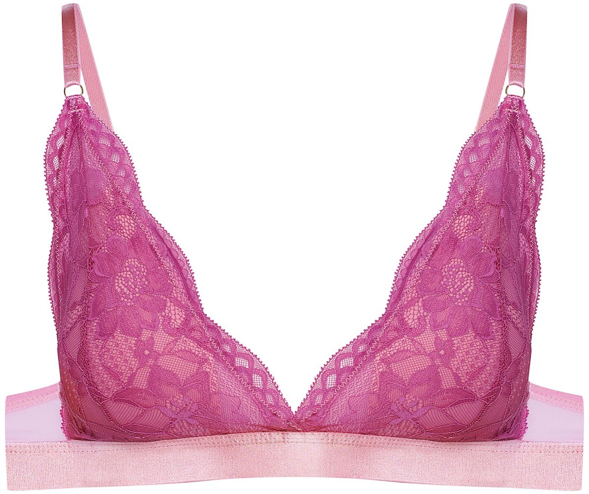 Bloovii Samara - Bralette - Roze - Zonder beugels - Niet-gevoerde vorm