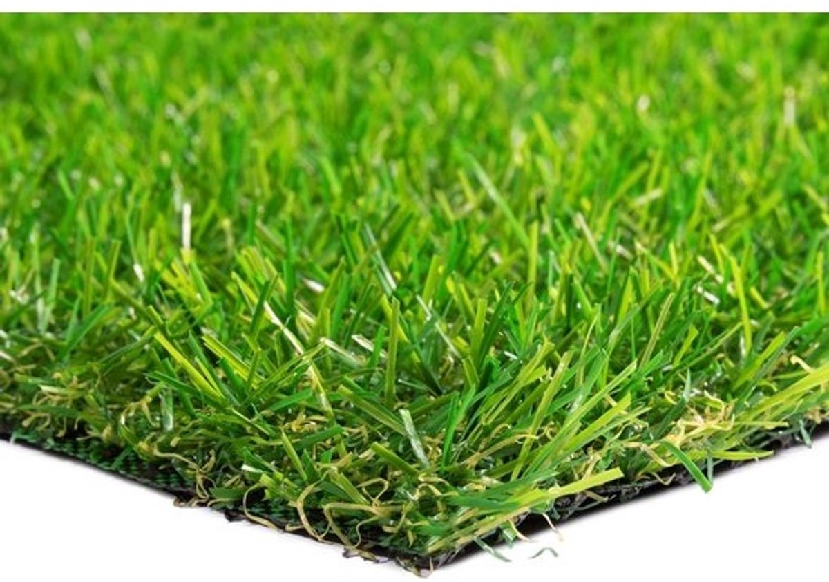 Kunstgras 1m en 2m breed | Groen | Poolhoogte 24 mm | 100x400 cm