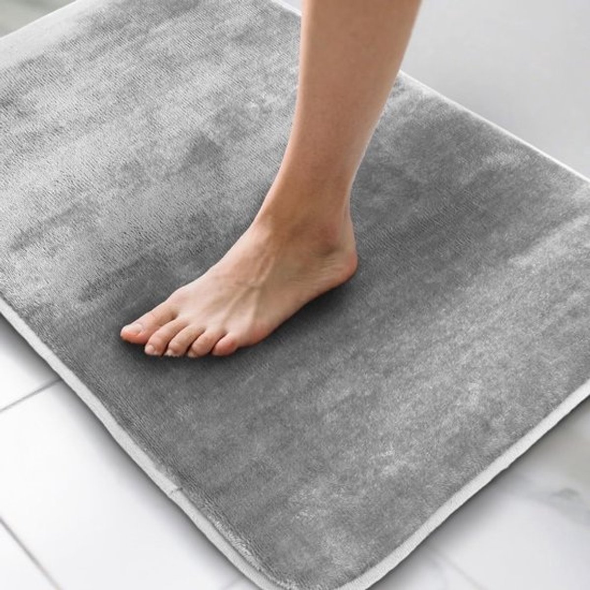 Antislip Badmat 40 x 60 cm - Zachte en Absorberende Douchemat voor Badkamer, Woonkamer en Keuken