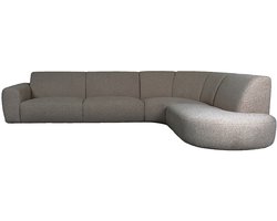 LABEL51 Masimo Hoekbank - Bruin - Royal Stof - Hoekbank Rechts - -