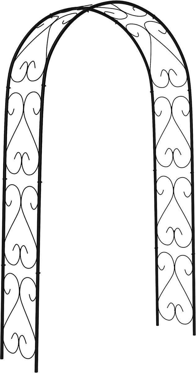 Tuinboog - Rozenboog - Met Poedercoating - 230 x 125 x 37 cm