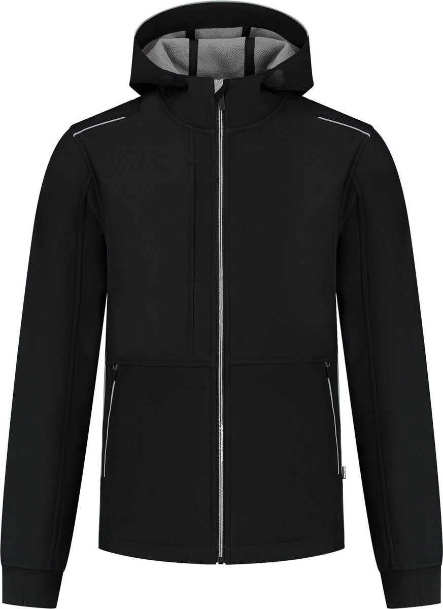 Tricorp Softshell Capuchon Accent 402705 - BlackGrey - L