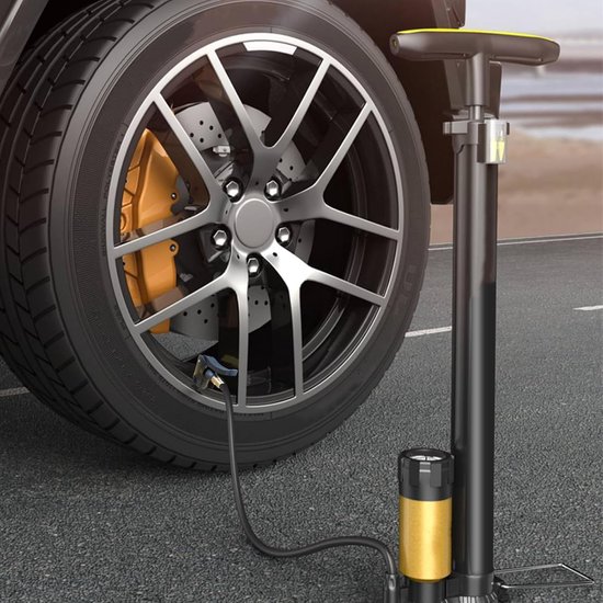 Auto Ventiel Adapter - Autopomp - Ventiel verlengstuk - Geschikt voor campers, auto's, fietsen, aanhangers en transportvoertuigen - 16 cm - met Luchtslang — afbeelding 2