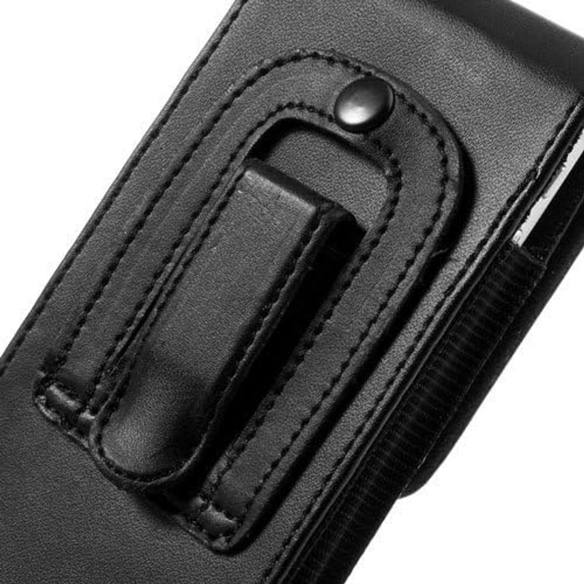 Flip Riem Clip Case Holster Verticaal voor Sony ST23i / Sony ST23a - Zwart