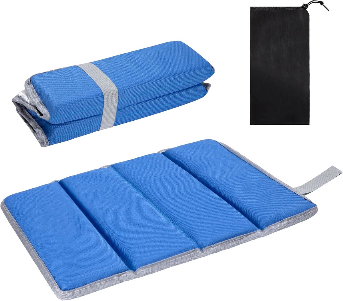 Zitkussen, draagbare zitmat met draagtas, licht stadionkussen voor camping, picknick, wandelen