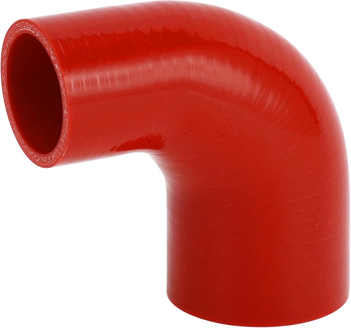 1 Stuk 45mm/1.77"-60mm/2.36" ID 90mm/3.54" Lengte 90 Graden Rode Auto Silicone Slang Koelslang Universeel
