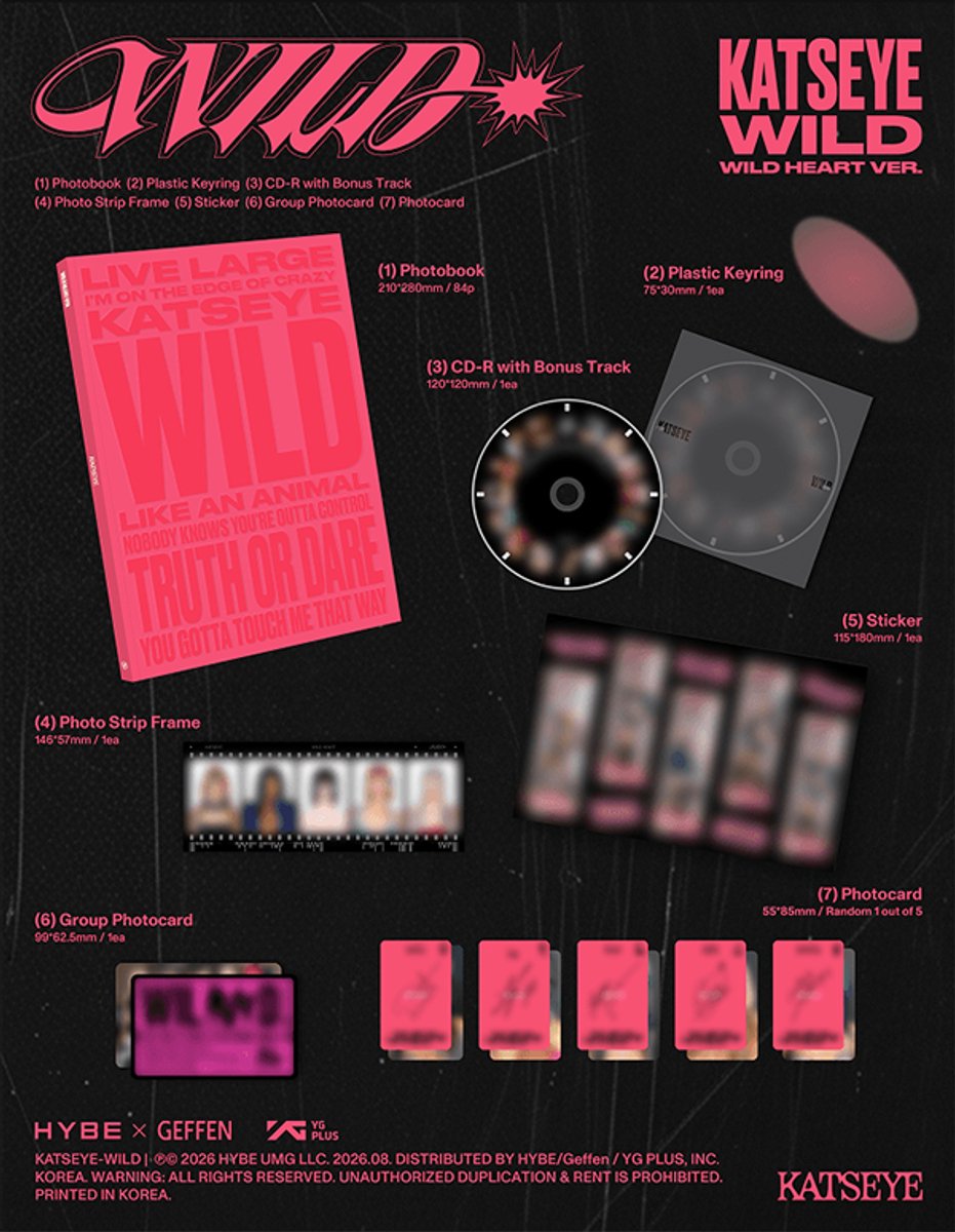 Katseye - WILD (CD) — cadeau in Games, Films & Muziek - foto 4