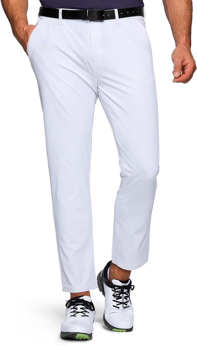 33,000ft Golfbroek voor heren, ademende stretchbroek voor mannen, sneldrogende stretch, lange golfbroek