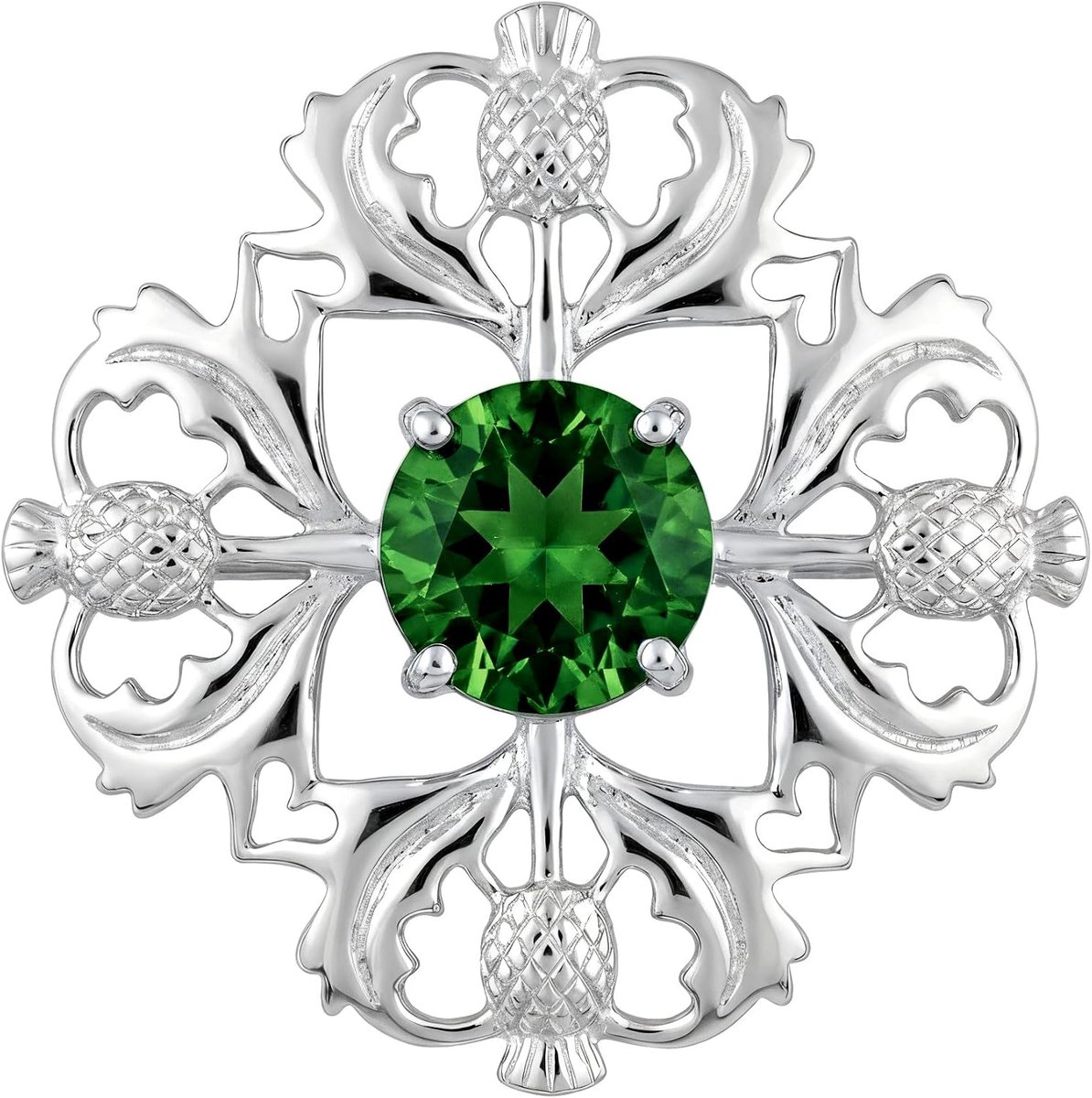 Zilveren distelbrosche