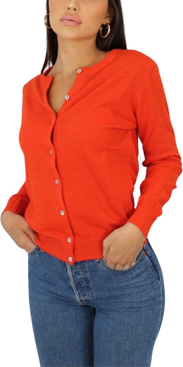 Kasjmier-vest voor dames, gemaakt in Italië