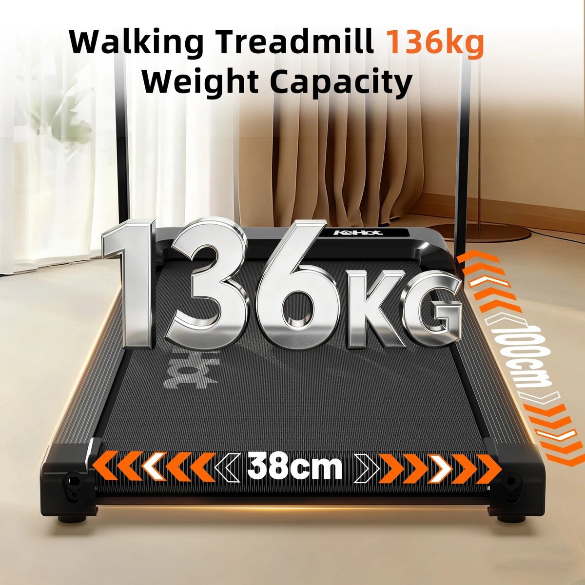 WentinkMo KetHot- opvouwbare Loopband voor Thuis - 2.OPK Piekvermogen - 12 km/ u Loop