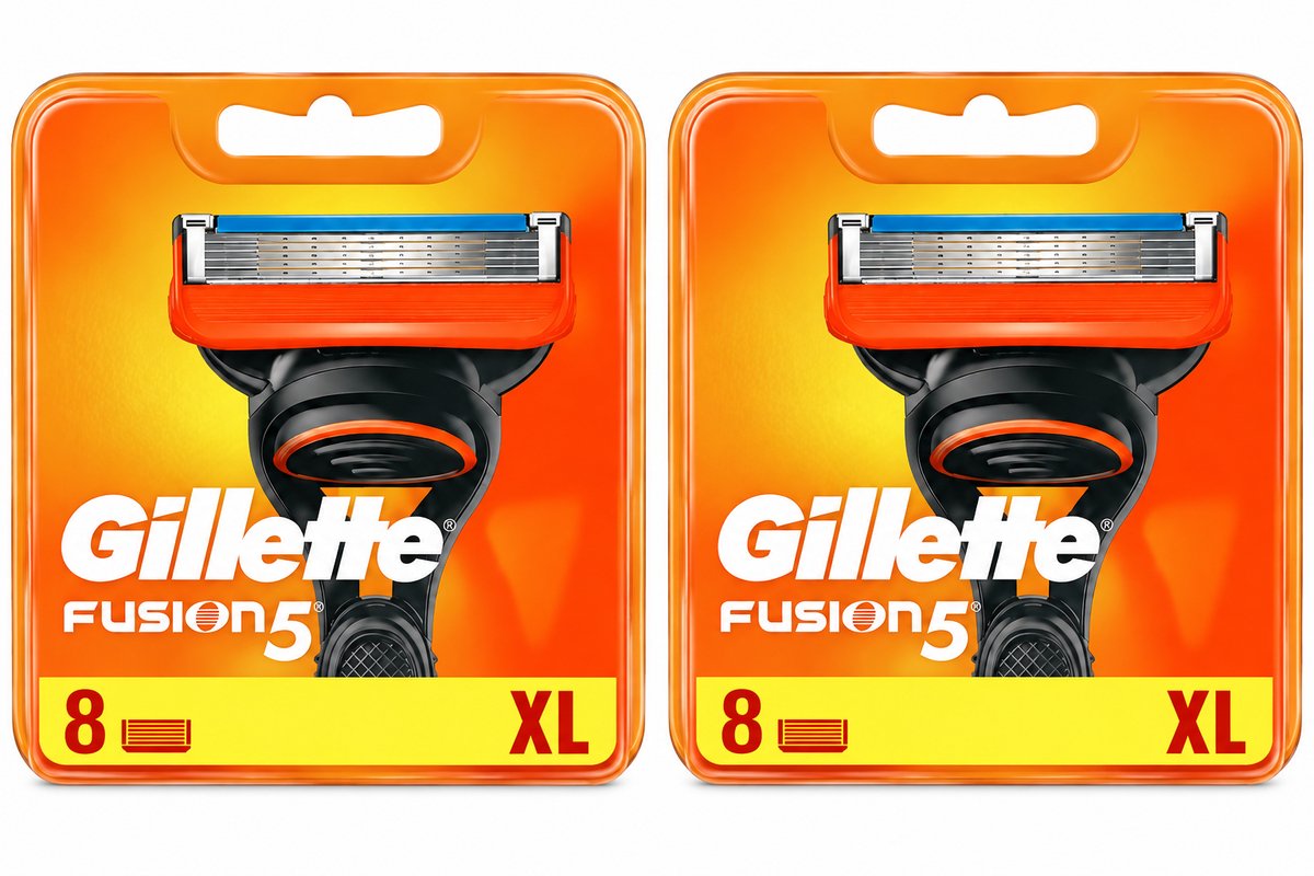 Gillette Fusion5 Scheermesjes 2x 8 stuks - 16 scheermesjes - Voordeelverpakking