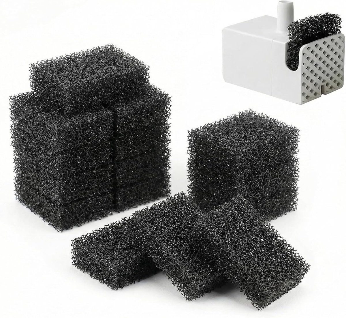 32 stuks filters voor vervanging van waterfonteinfilters voor katten, vervanging voor drinkfonteinen voor huisdieren, vervanging van schuimfilter, vervanging voor katten, honden, waterdispenser