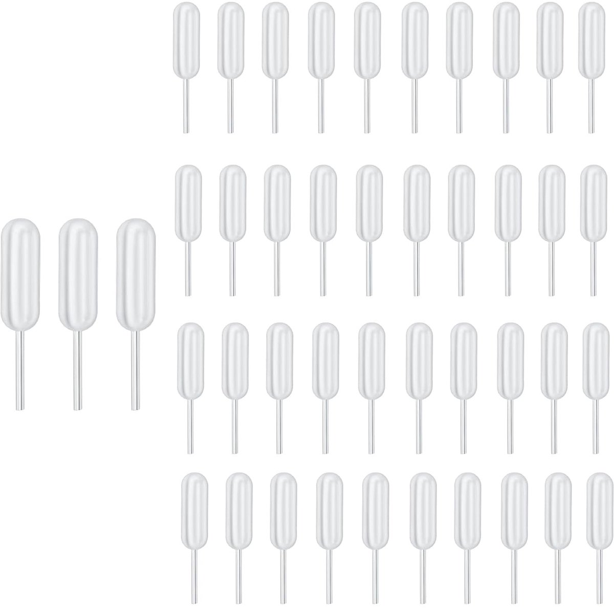 400 stuks pipetten van kunststof, 4 ml, voor overdracht van vloeistoffen