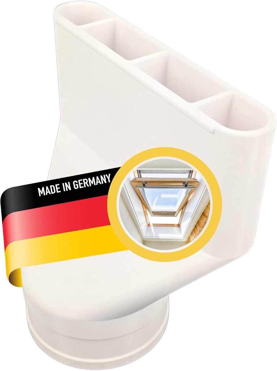 Slangadapter voor dakramen, kantelraam voor 100 mm afvoerslang voor airconditioning, kweektent, droger, afvoerslang, airconditioning, raamdoorvoer, opzetstuk