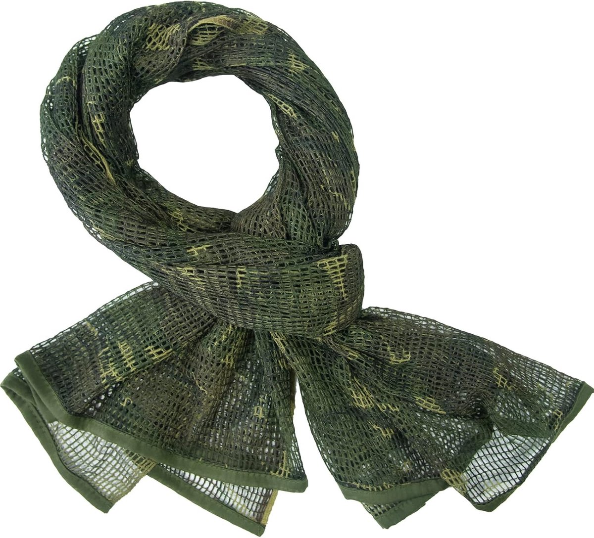 Camouflagesjaal voor heren, voor jacht, schieten, oorlogsspellen en outdooractiviteiten