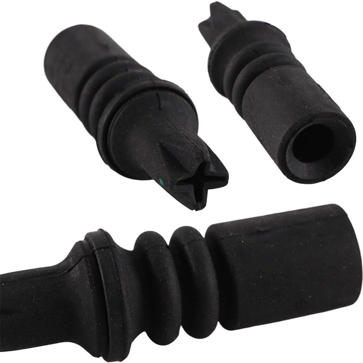 Doorvoertule voor afvoerklep van schuifdak, compatibel met Tiguan 1 5N, Golf 6 GTI Plus, Jetta MK6, Skoda Superb, vervanging 1K6877236, zwart